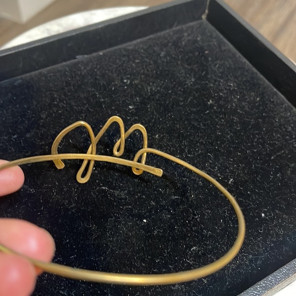 Virgo Symbol Brass Arm Cuff - Picture 3 of 6